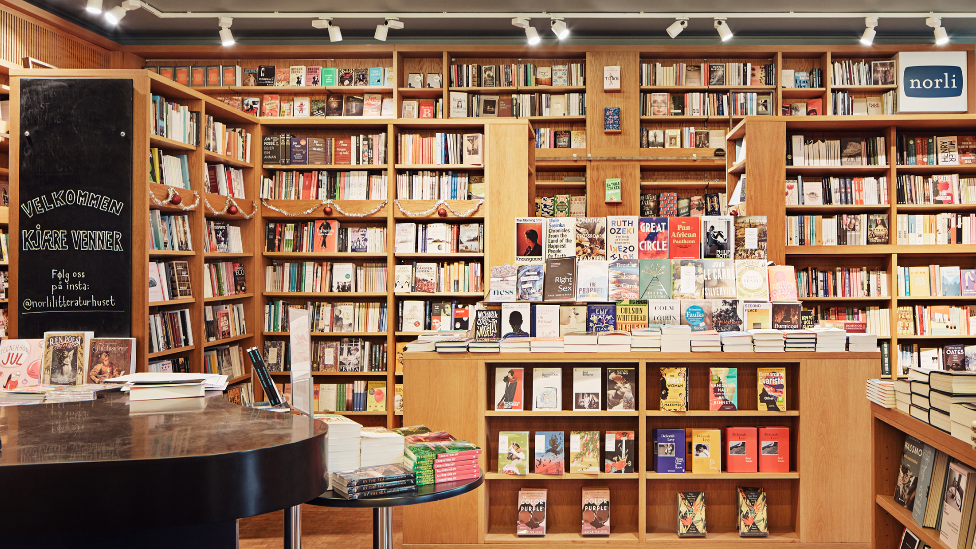 Bilde av bokhandelen Norli Litteraturhuset