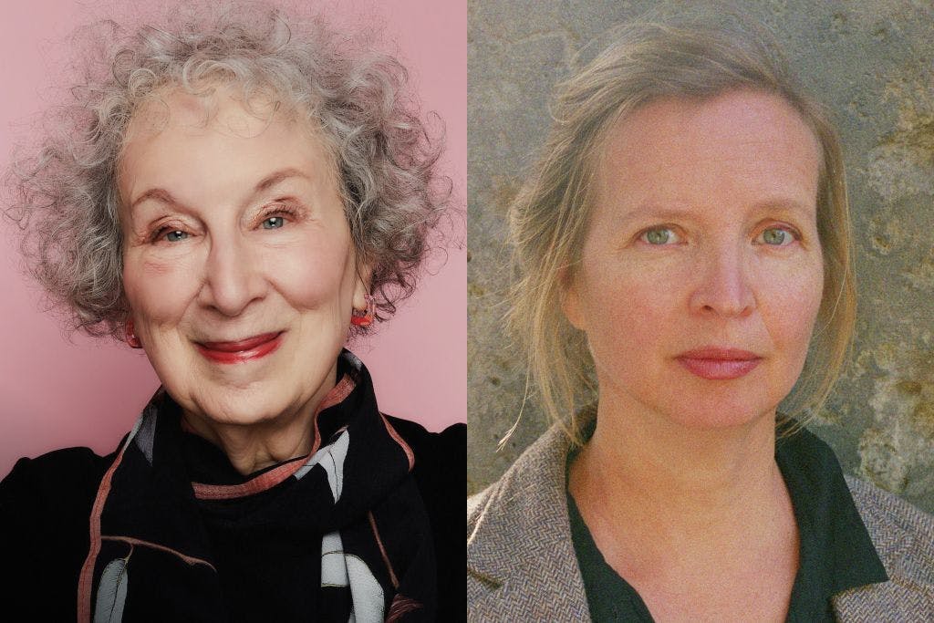 Foto av Margaret Atwood og Jenny Erpenbeck