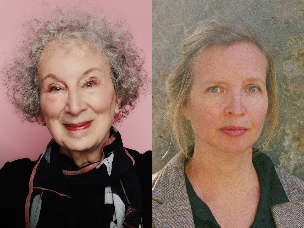 Foto av Margaret Atwood og Jenny Erpenbeck