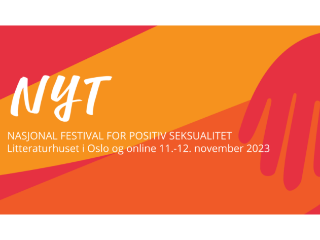 Illustration with logo and dates for Nytfestivalen 2023