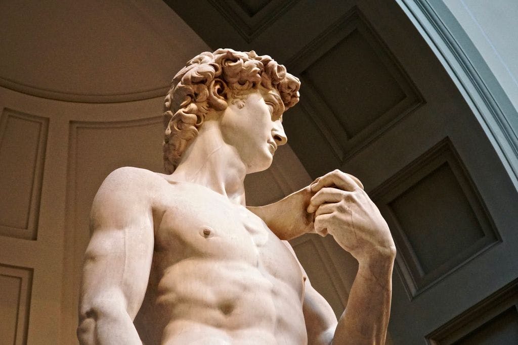 Bilde av Michelangelos David